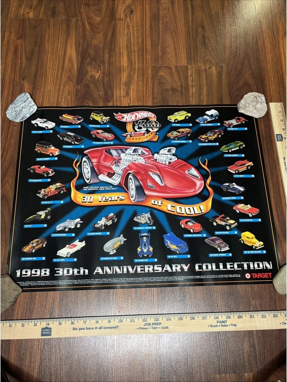 1998 Hot Wheels 30th Anniversary Collection Poster 18